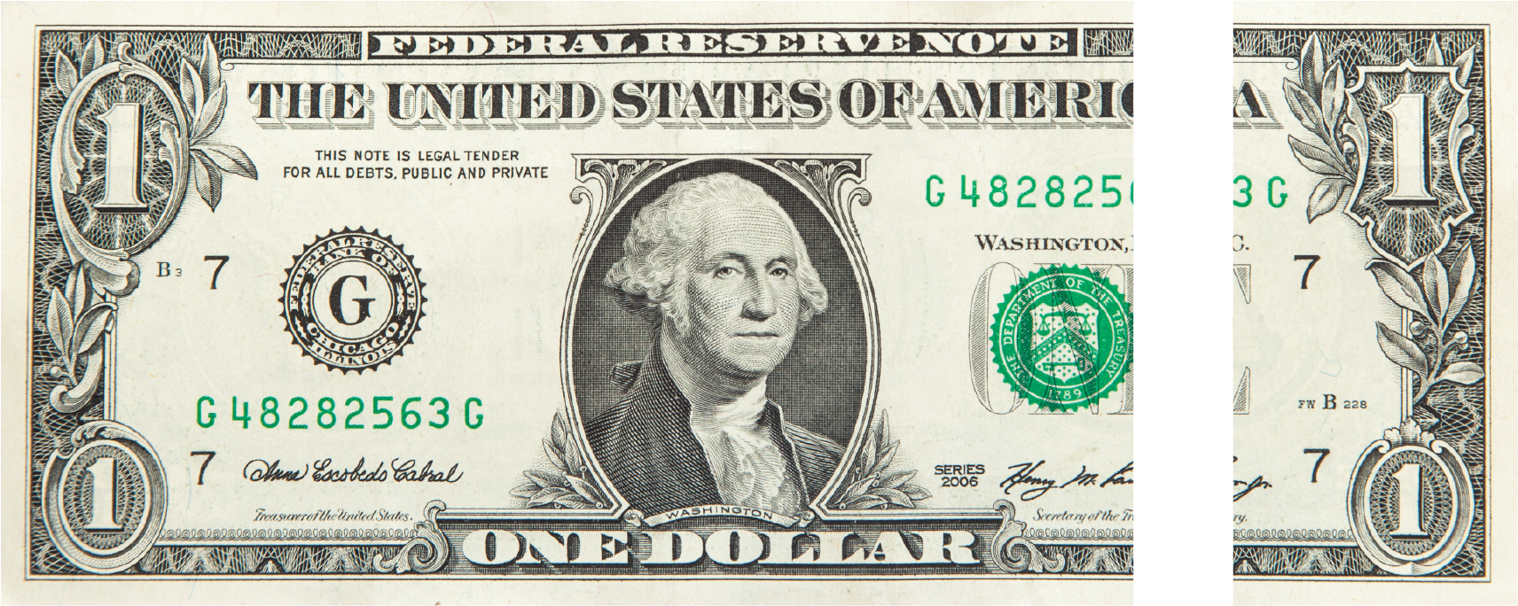 Picture - Federal Reserve Us Dollar (1728x730), Png Download