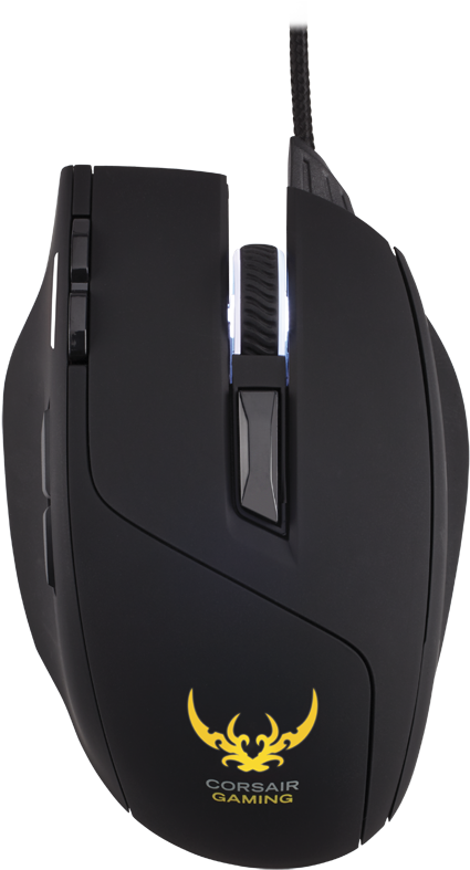 Sabre 01b Sabre - Corsair Sabre Rgb Optical Gaming Mouse (456x800), Png Download