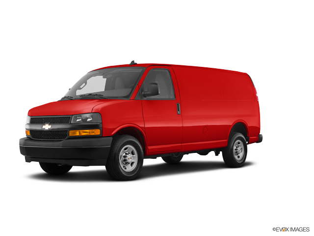 Chevrolet Express Cargo Van In Anaconda - 2018 Gmc Savana Cargo Van (640x480), Png Download