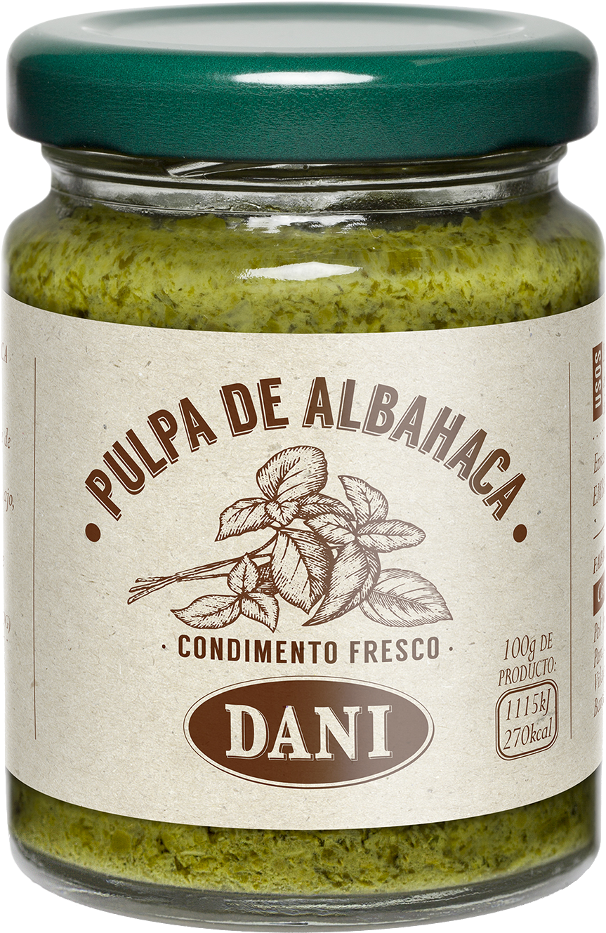 Basil Pulp 90g - Guacamole (1500x1634), Png Download
