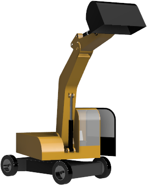 Excavator V12 - - Treadmill (1366x453), Png Download