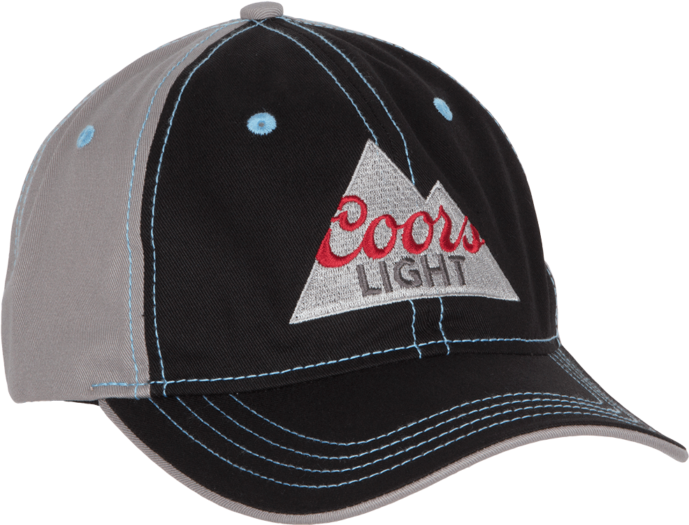 Coors Light Two Tone Hat Coors Light - Baseball Cap (1000x1000), Png Download