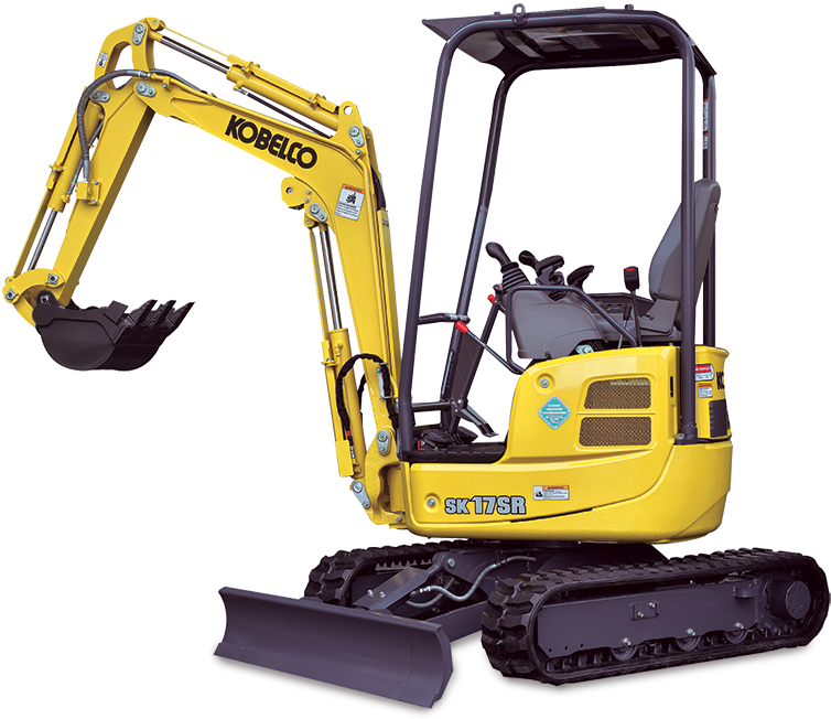 Sk17sr-5e - Mini Excavators (800x670), Png Download