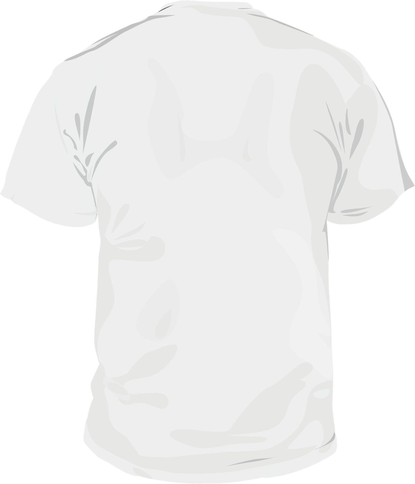 T-shirt, White, Kaos, Png, Putih, Polosan, Belakang, - Front T Shirt Png (1371x1600), Png Download