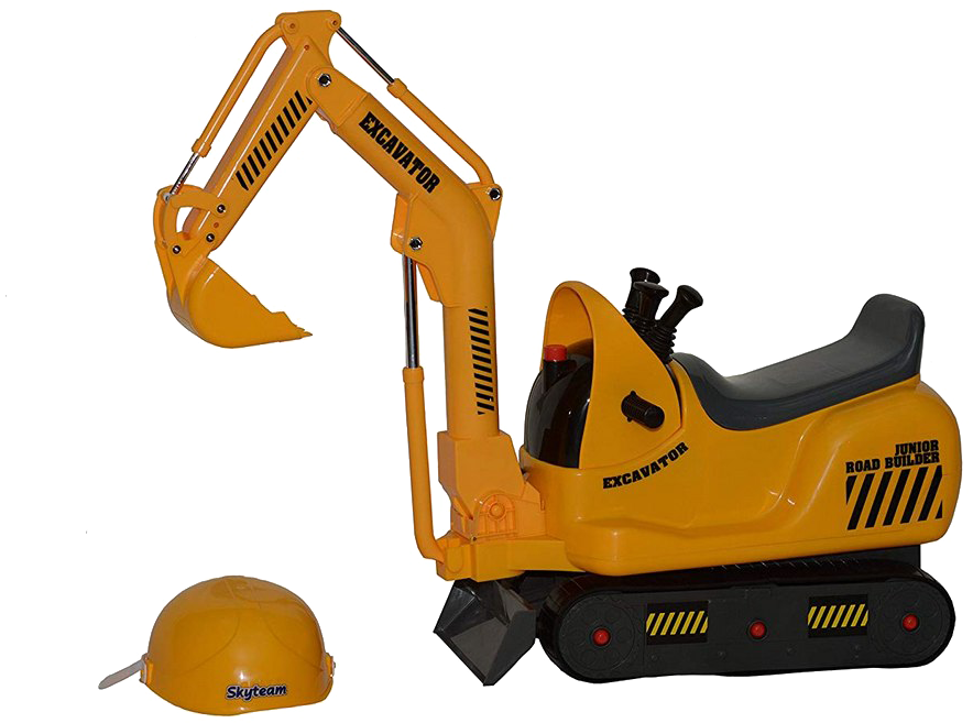 Excavator Transparent Image - Ride On Excavator (1087x720), Png Download