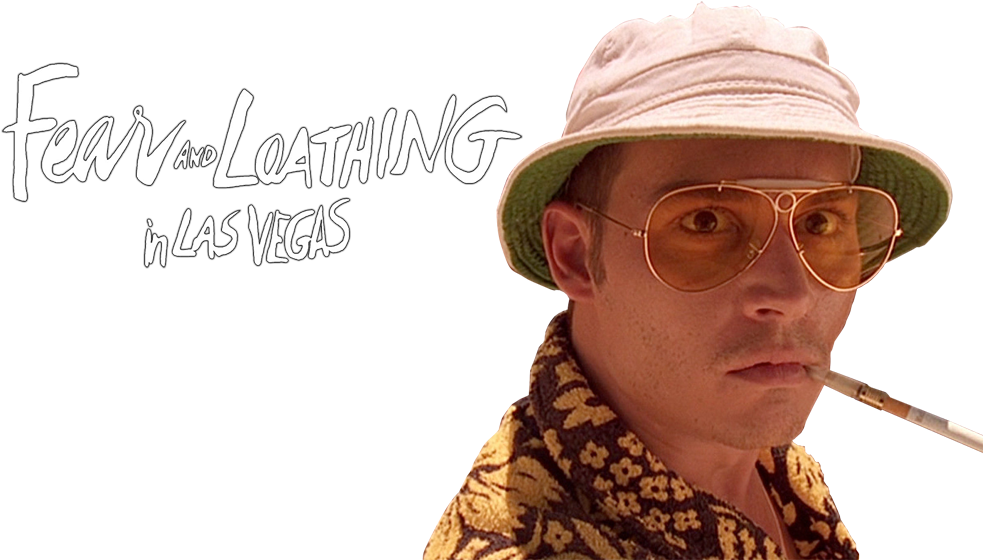 And Johnny Youtube Director Vegas Depp In Clipart - Fear And Loathing In Las Vegas (1000x562), Png Download