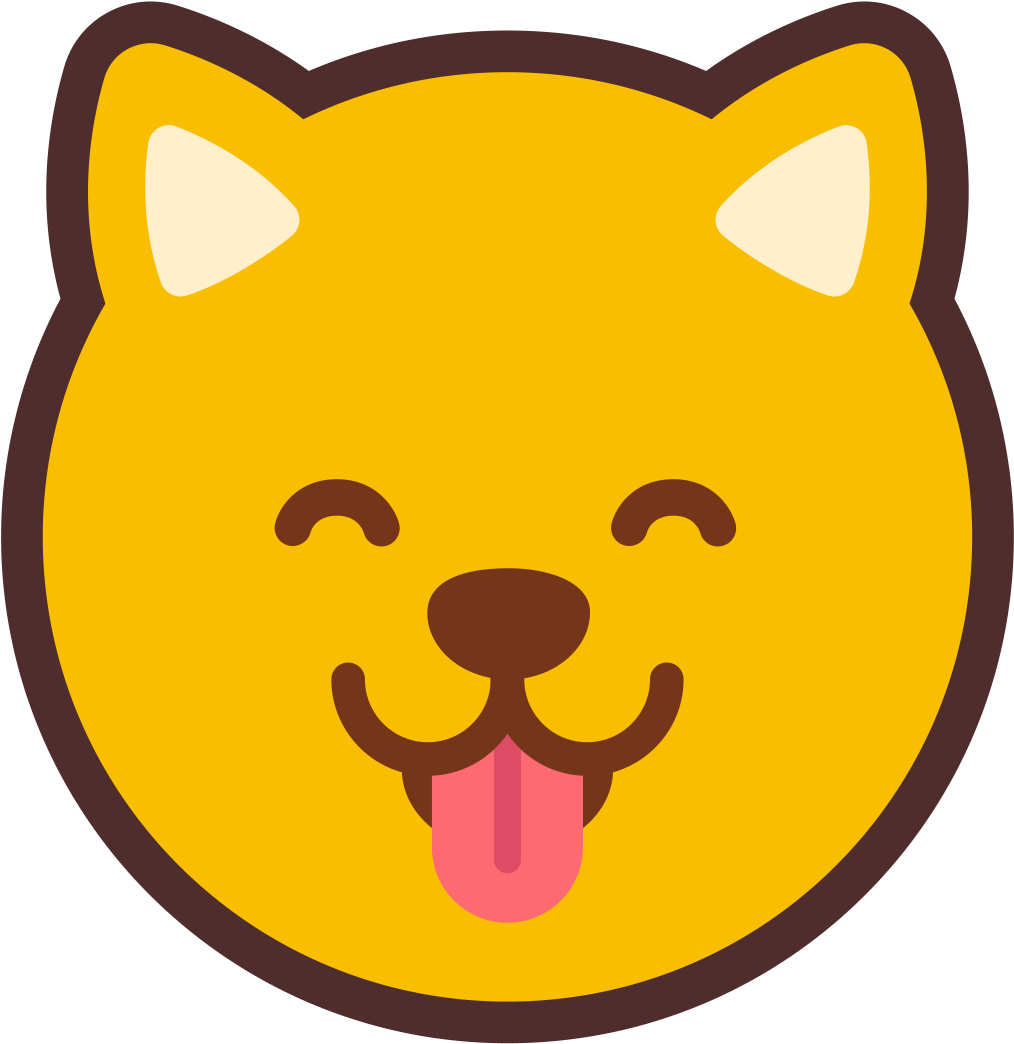 Lol - Cartoon Pet Face (1535x1535), Png Download