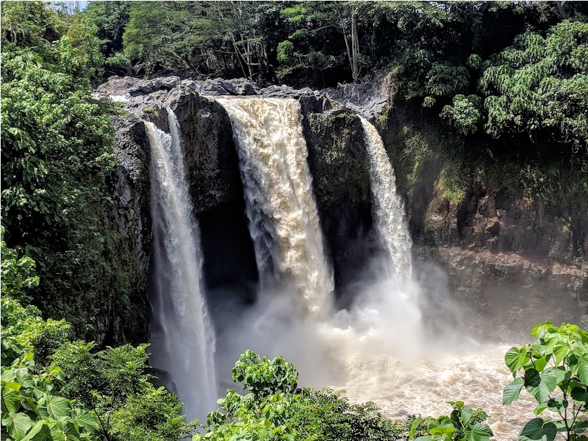 Waterfall (1583x639), Png Download