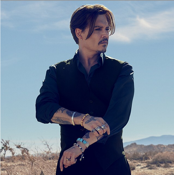 Johnny Depp, Dans La Dernière Campagne Dior Pour Son - Sausage The New Fragrance (1200x630), Png Download
