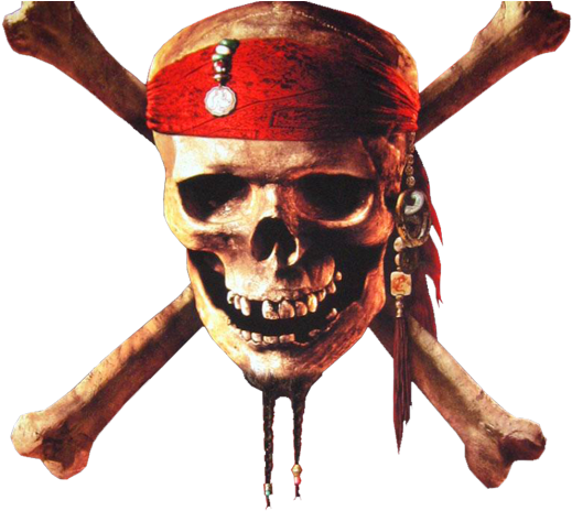 Pirates Of The Caribbean Clipart Transparent Background - Bandera De Piratas Del Caribe (640x480), Png Download