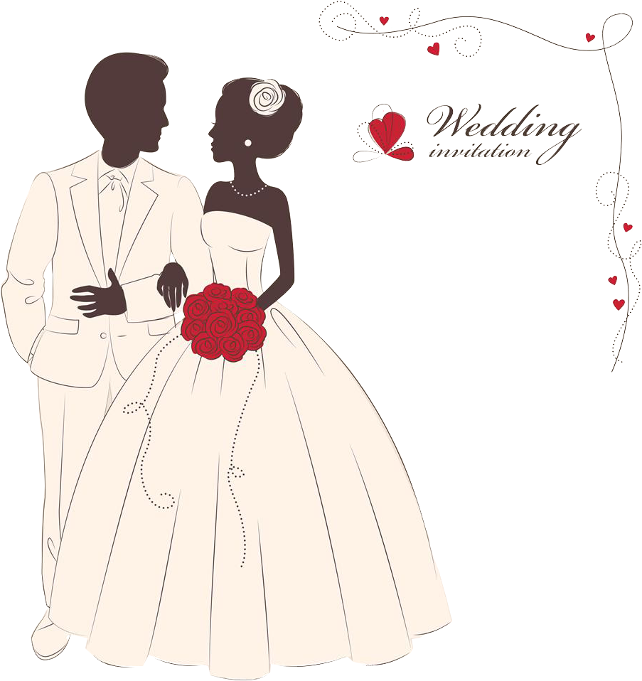 Wedding Invitation Bridegroom Clip Art And - Wedding (1024x1024), Png Download