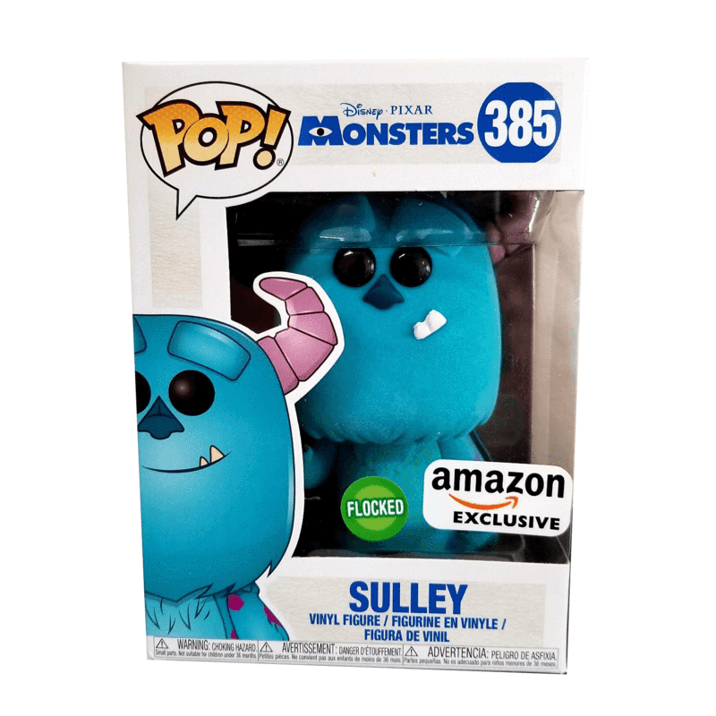 Flocked Sulley Monsters Inc Amazon Exclusive Funko - Funko Sulley Flocked Amazon (800x800), Png Download