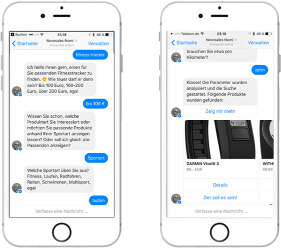 Messenger Chatbot Novomind Iagent - Customer Service Bots Transparent (990x541), Png Download
