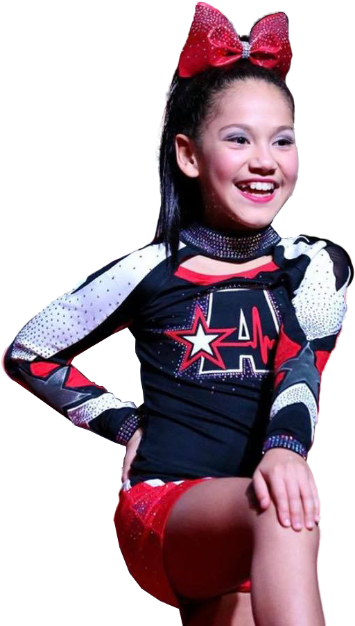 Tumble & Cheer - Girl (812x960), Png Download