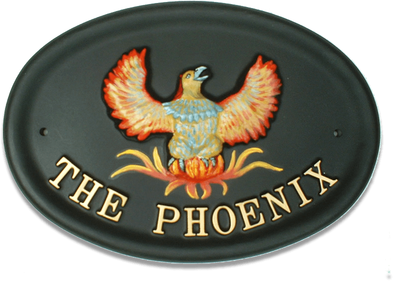 Phoenix House Sign - Emblem (788x563), Png Download