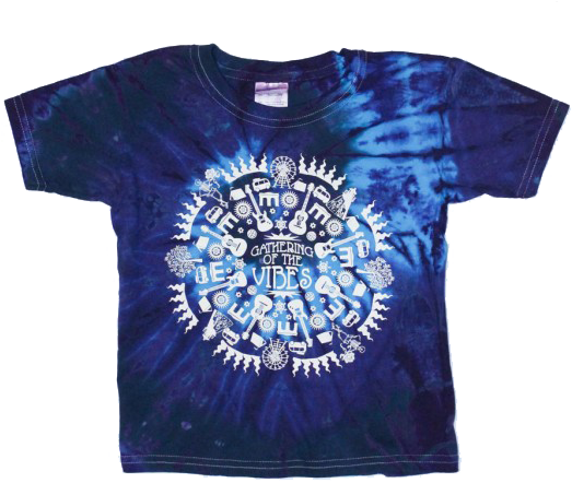 Icon Circle Kid's Tie Dye T Shirt - Active Shirt (600x600), Png Download