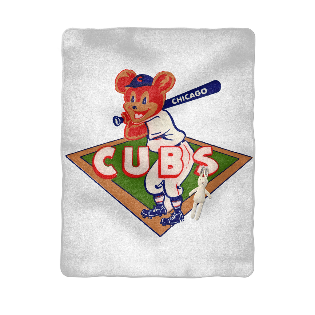 1950's Chicago Cubs ﻿sublimation Baby Blanket - Cartoon (1024x1024), Png Download