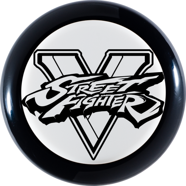 Street Fighter V X Sanwa Denshi Character Pushbutton - Ps4 Street Fighter Console (600x600), Png Download