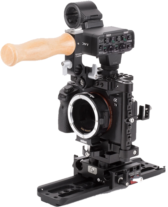 Unified Dslr 15mm Baseplate Wooden Camera - Video Camera (1200x882), Png Download