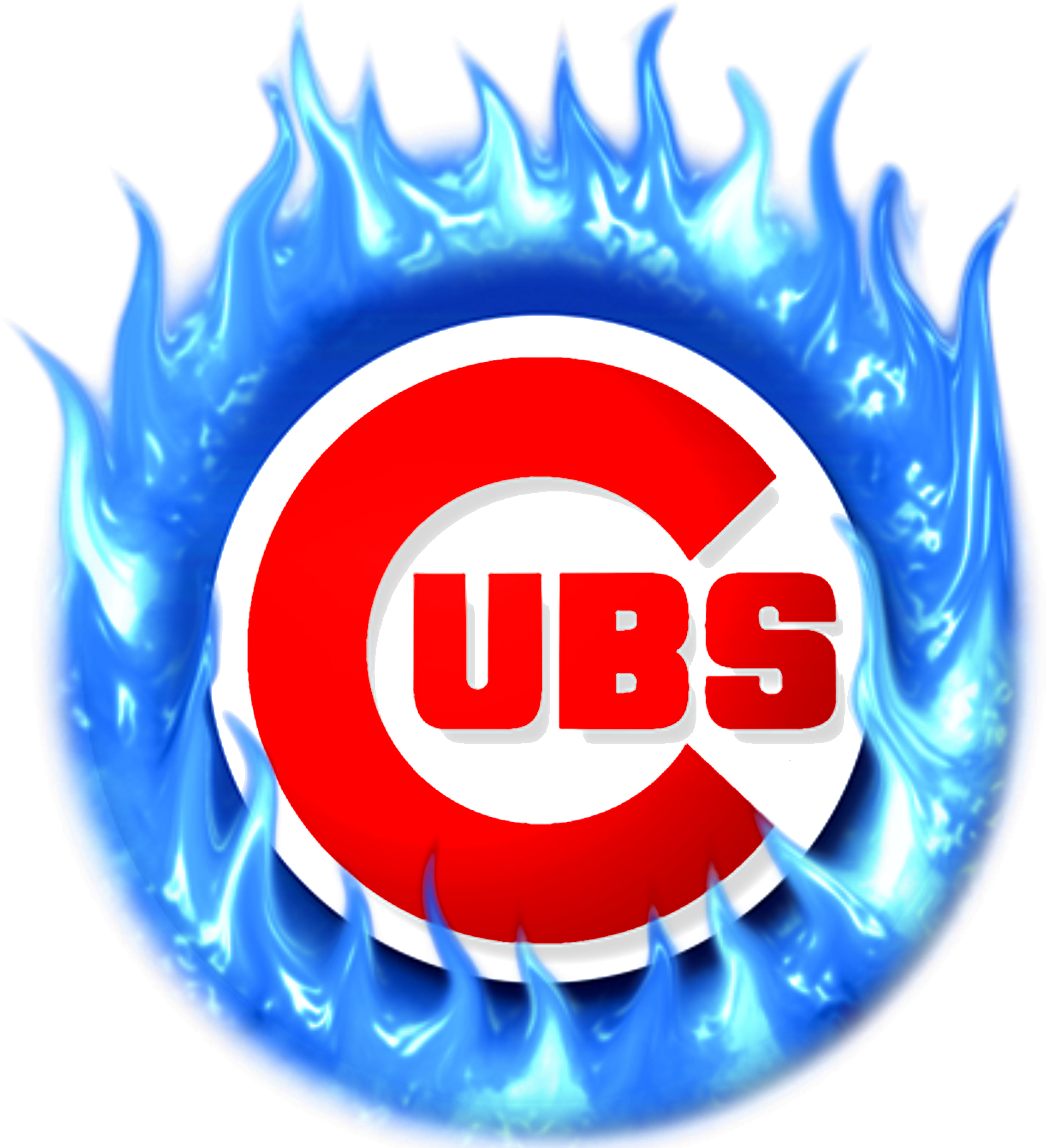 Chicago Cubs Logo, Chicago Cubs Baseball, Cubs Tattoo, - Chicago Cubs Dart Board (2500x2500), Png Download