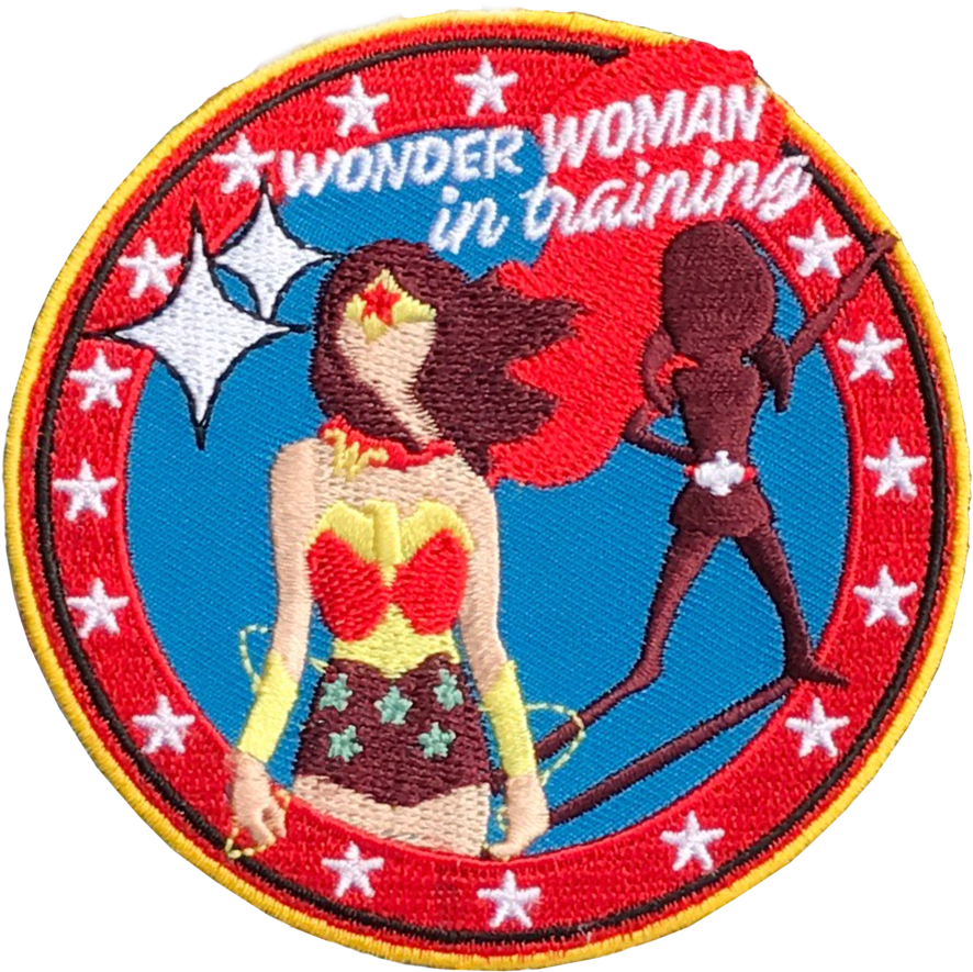 Wonder Woman Patch - Wonder Woman In Training Patch (1024x1024), Png Download
