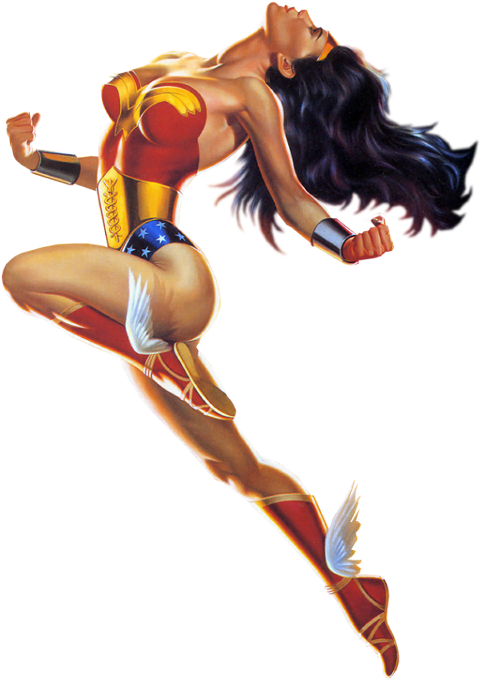 Wonderwoman - Boris Vallejo Wonder Woman (532x722), Png Download