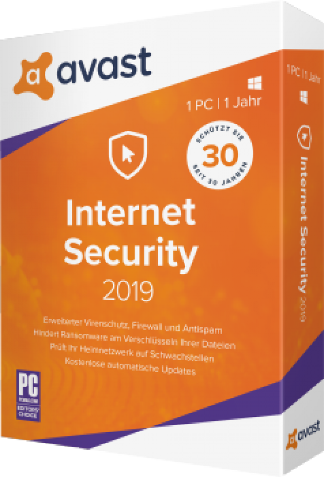Avast Internet Security 2019 Free Download - Enterprise Software (665x977), Png Download