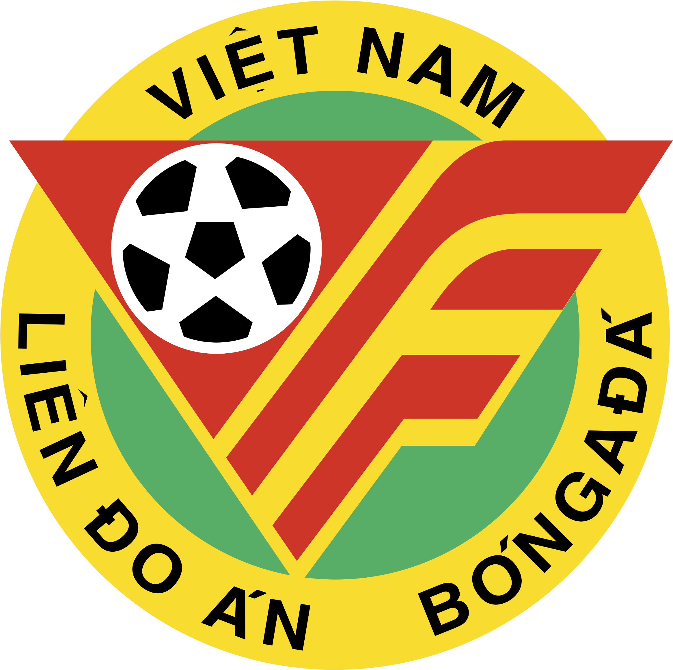 Vietnam Football Liga Logo Png Transparent - Vietnam Football Federation (2400x2400), Png Download