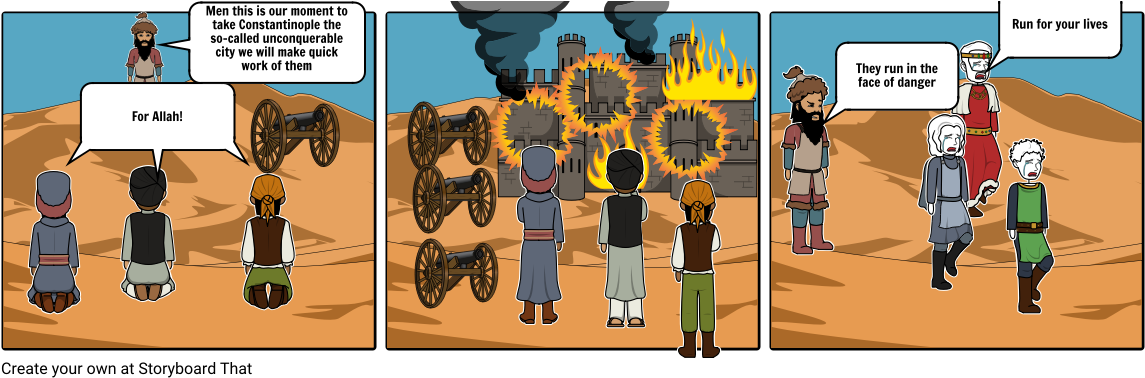 Muslim - Cartoon (1164x385), Png Download