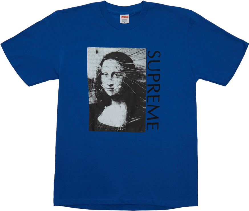 Supreme Mona Lisa Tee (1024x768), Png Download