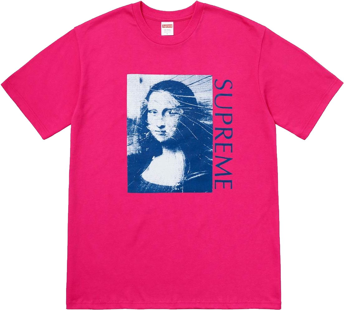 Supreme Mona Lisa Tee (1440x1440), Png Download