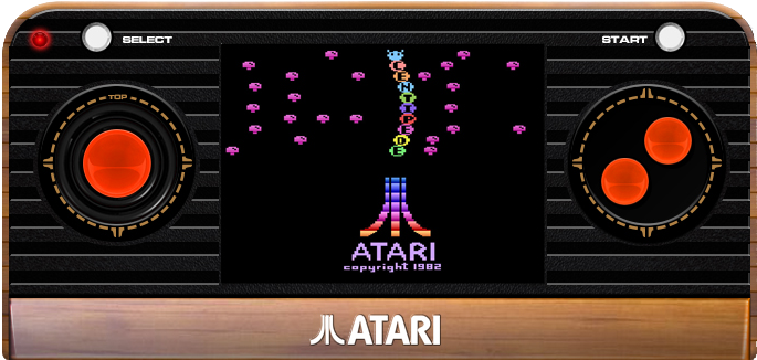 Atari 'retro' Handheld - Atari Retro Handheld (975x522), Png Download