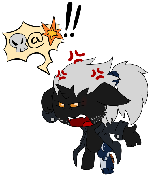 @, Amputee, Angry, Artist - Cartoon (800x800), Png Download