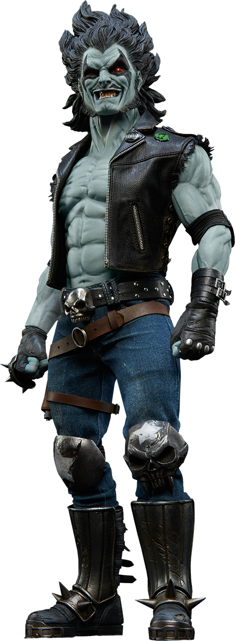 Lobo 1/6th Scale Action Figure - Lobo Action Figure (480x1307), Png Download