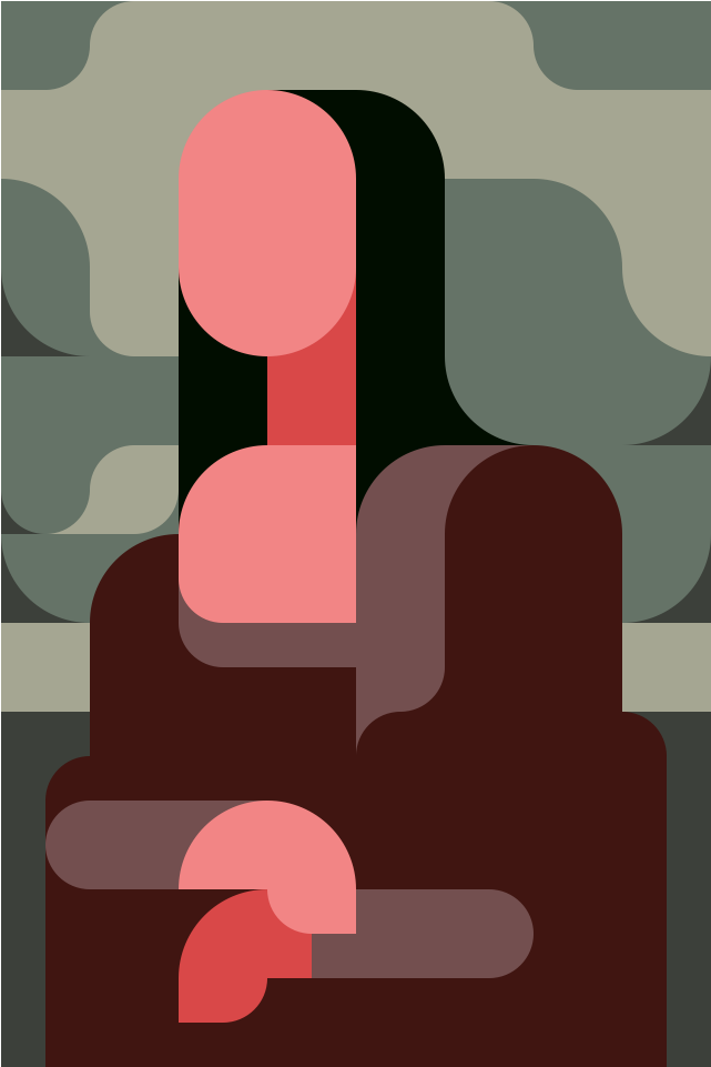 This Work Is Created On An Iphone Drawing App - Pop Culture Graphic Design (960x960), Png Download