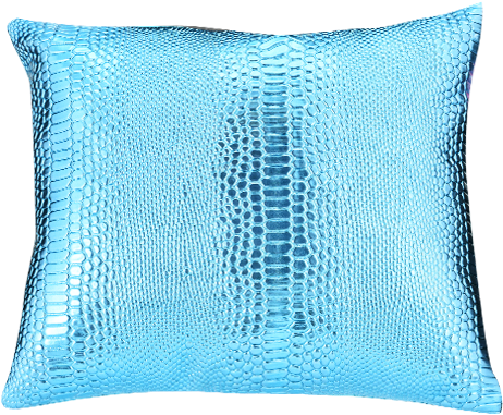 Image For 12x16" Decorative Pillow With Blue Crocodile - Cushion (519x804), Png Download