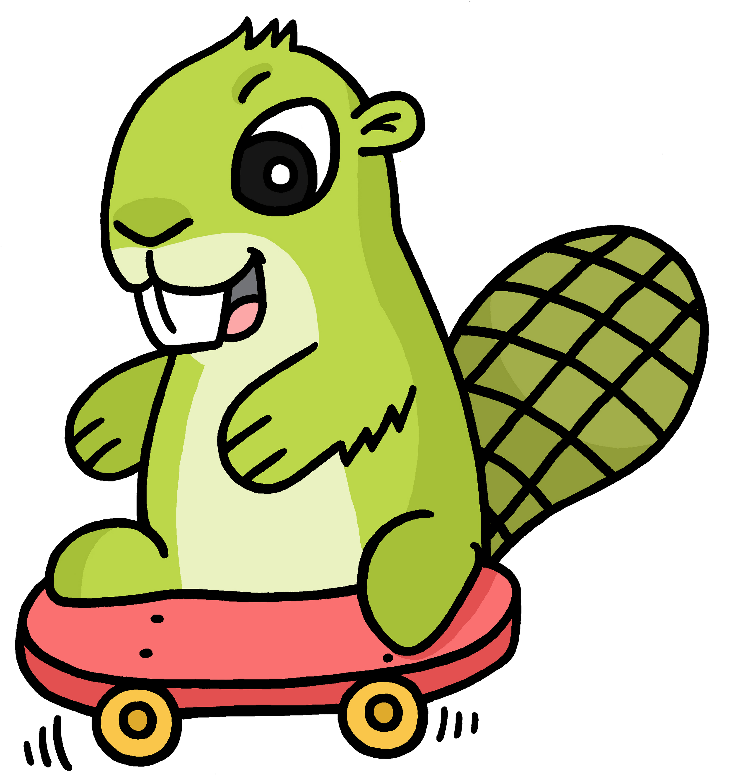 Skateboard Adsy - Confused Animal Clip Art (3000x3000), Png Download
