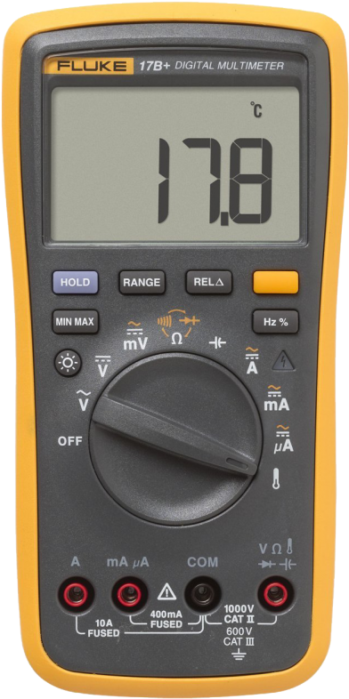 Digital Meter Png Clipart - Fluke 17b Digital Multimeter (800x800), Png Download
