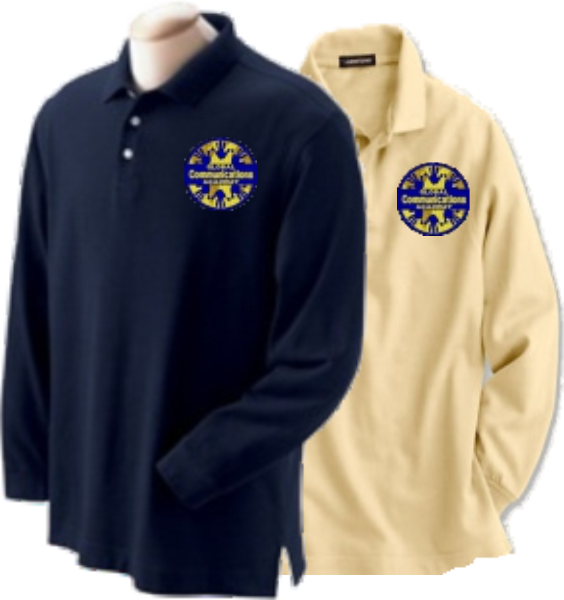 Gca Long Sleeve Polo Shirt - Polo Shirt (564x600), Png Download