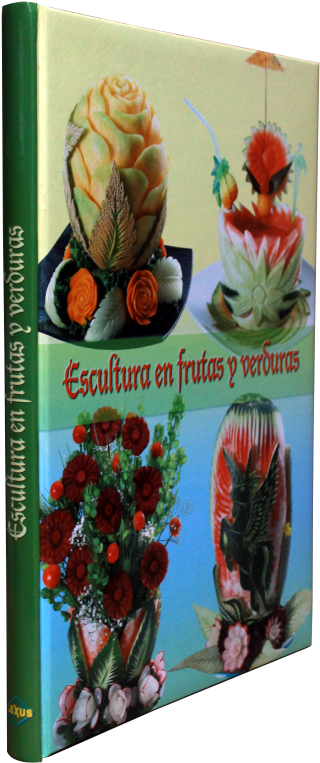 Escultura De Frutas Y Verduras - Garden Roses (500x799), Png Download