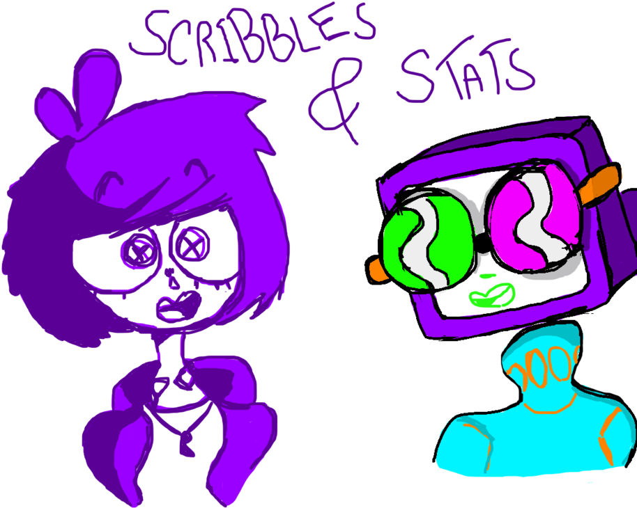 Scribbles & Stats (960x960), Png Download