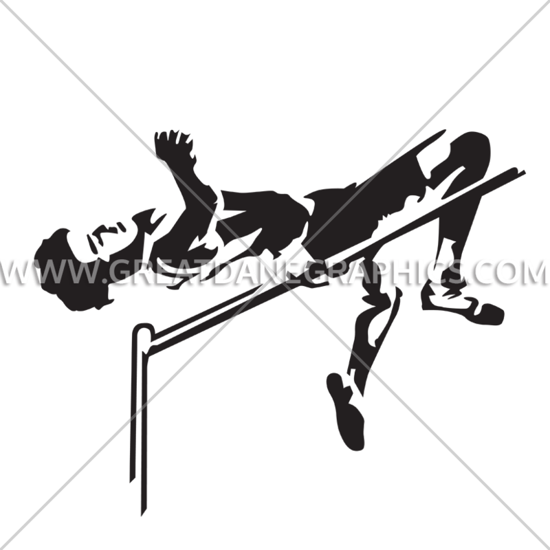 High Jump Png Black And White - Illustration (800x800), Png Download