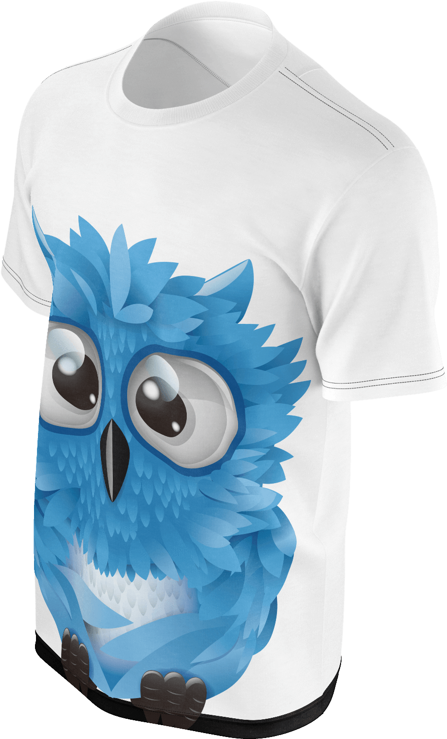 Cute Owl T-shirt (1600x1600), Png Download