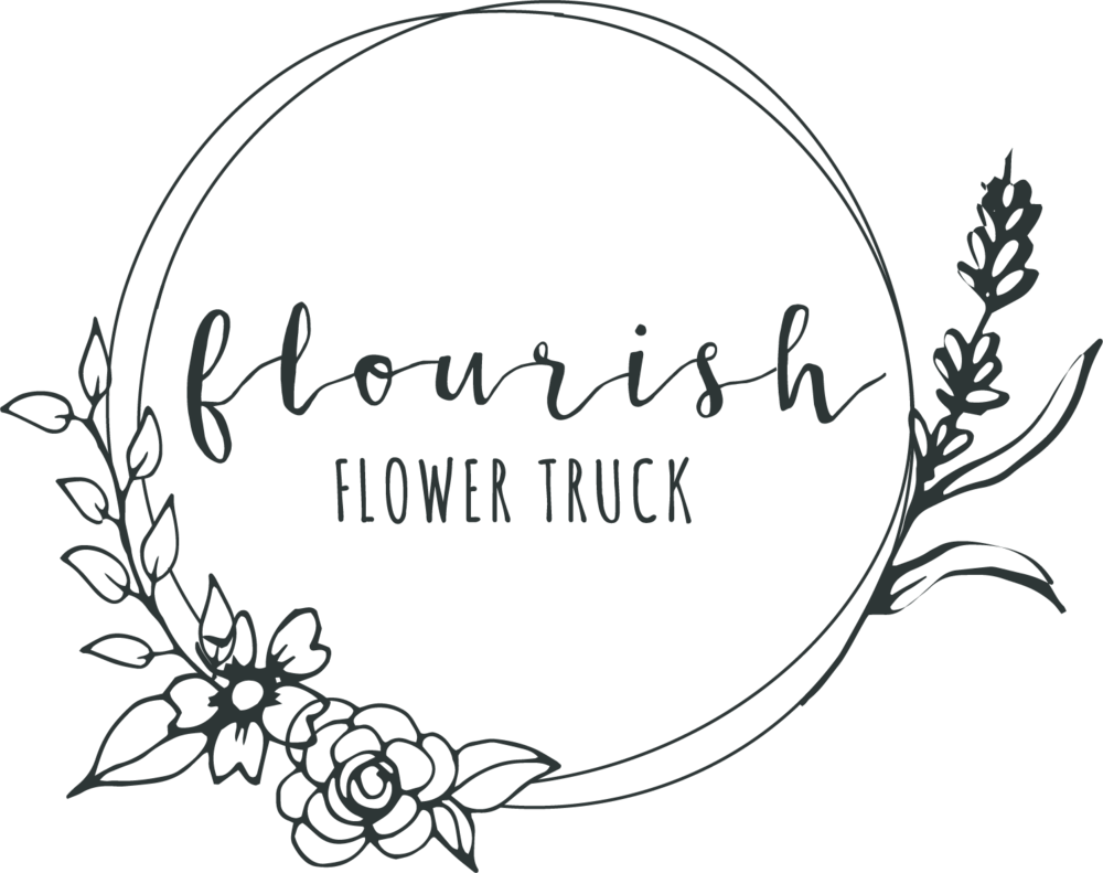 Flourish Flower Truck (1000x791), Png Download