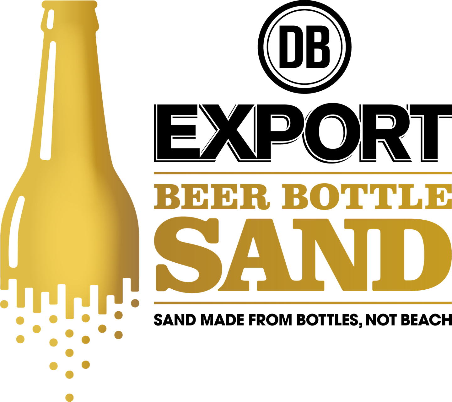 Beer Bottle Logo - Db Export Beer Bottle Sand (1440x1281), Png Download
