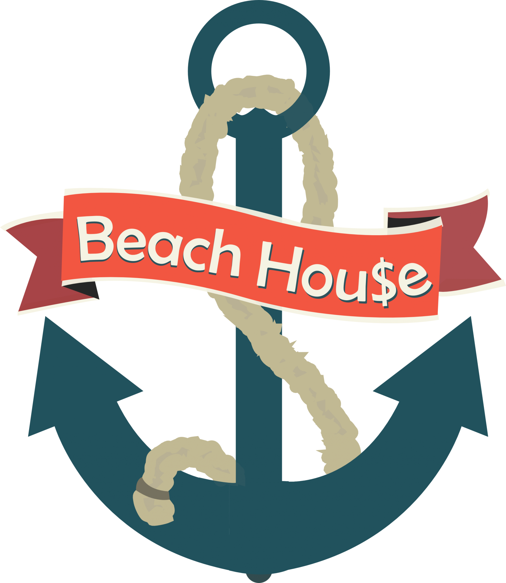 Beachhou$e New Look - Anker Boat (1737x2000), Png Download