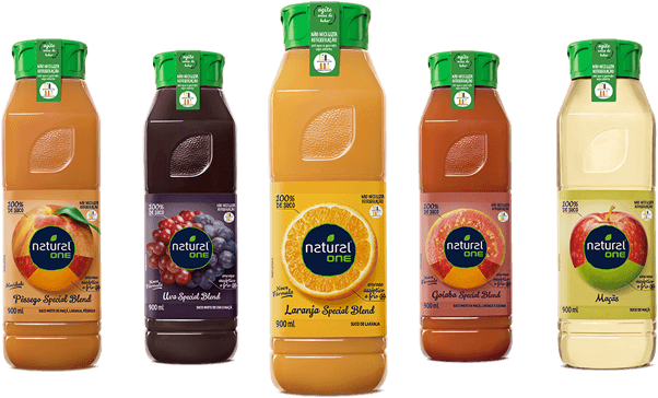 Garrafas De Natural One Ambiente Tradicionales - Sucos Naturais No Mercado (960x400), Png Download