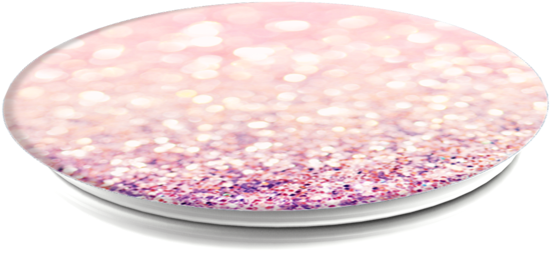 Pink Sparkly Popsocket (585x600), Png Download