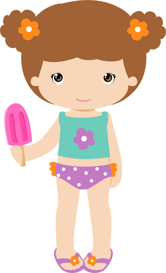 Girls ‿✿⁀○ Beach Clipart, Girl Clipart, Seasonal - Girl Clipart Png (557x912), Png Download