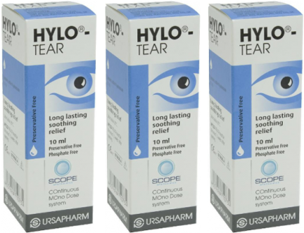 Hylo Tear Long Lasting Eye Drops - Box (736x460), Png Download
